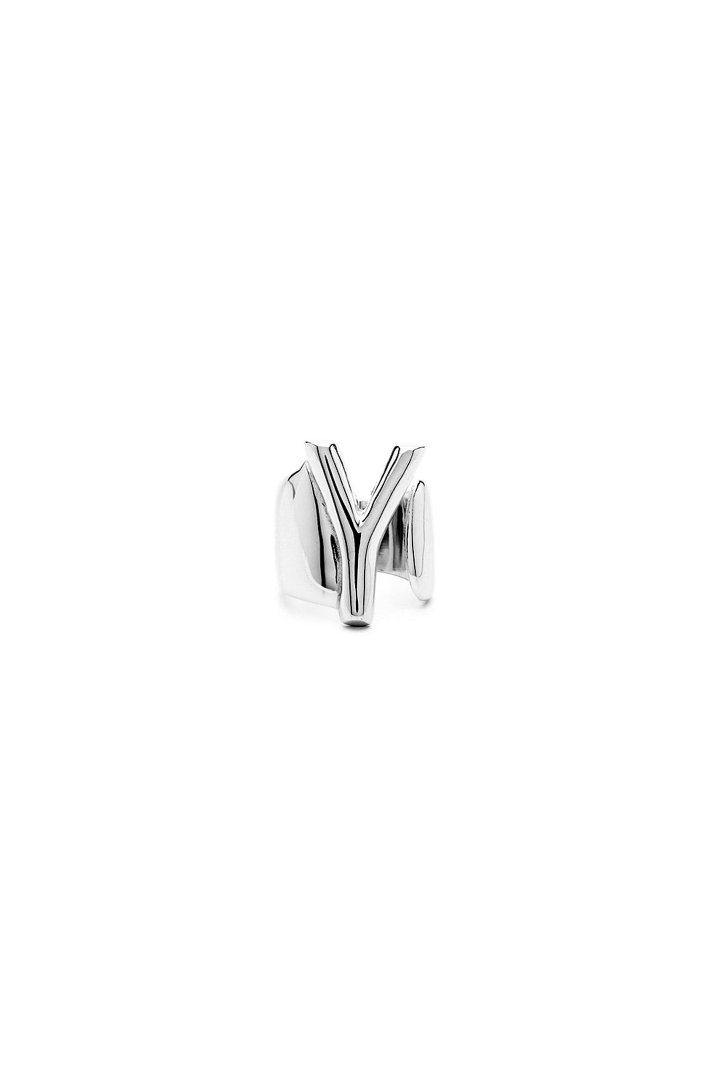 Silver Mini Alphabet Letter Ring