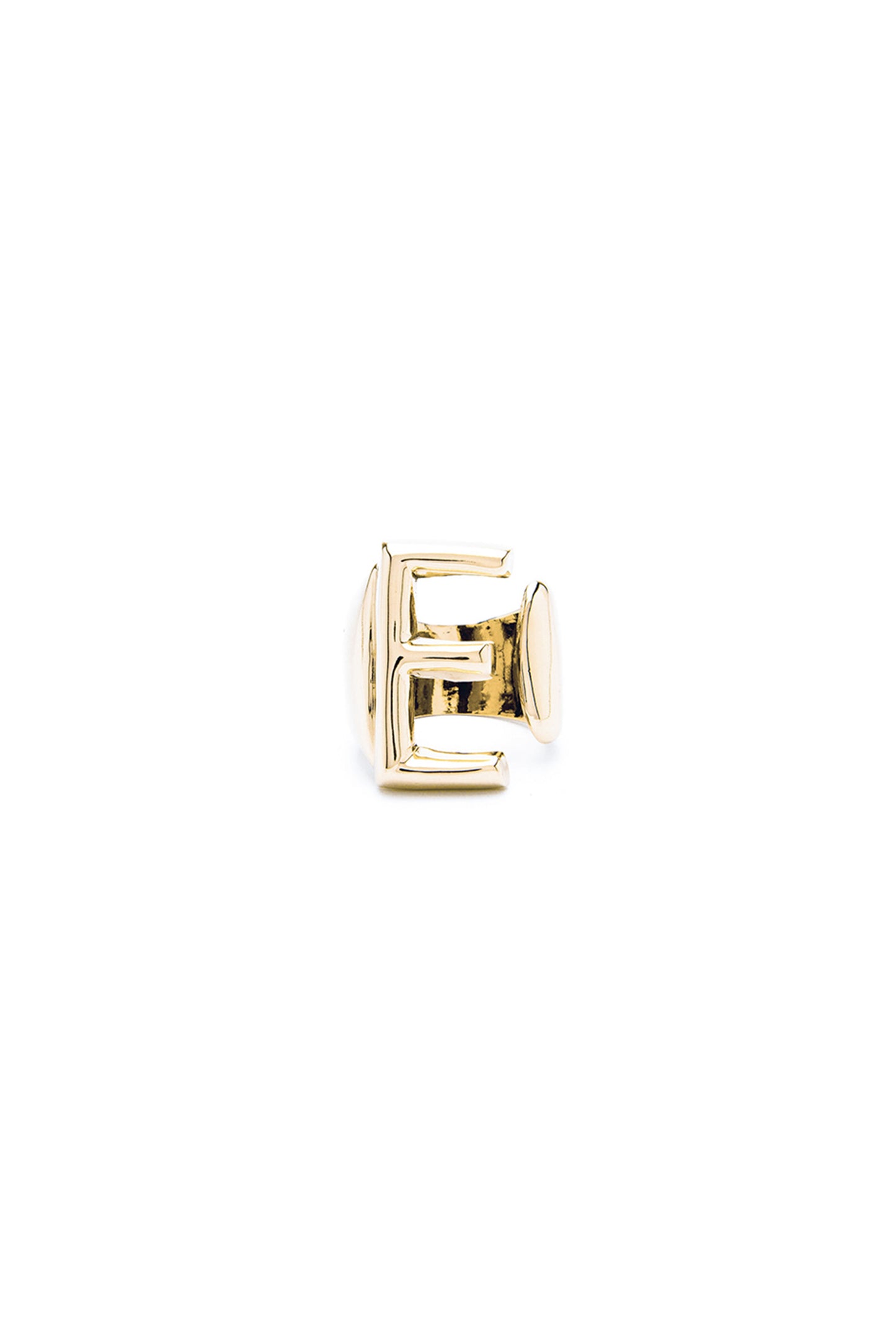 Gold Mini Alphabet Letter Ring