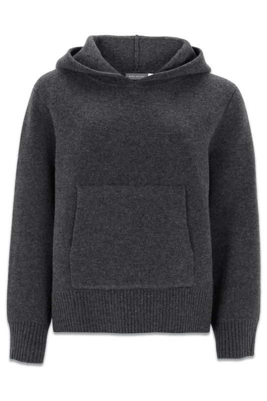 Grey Knit Hoodie