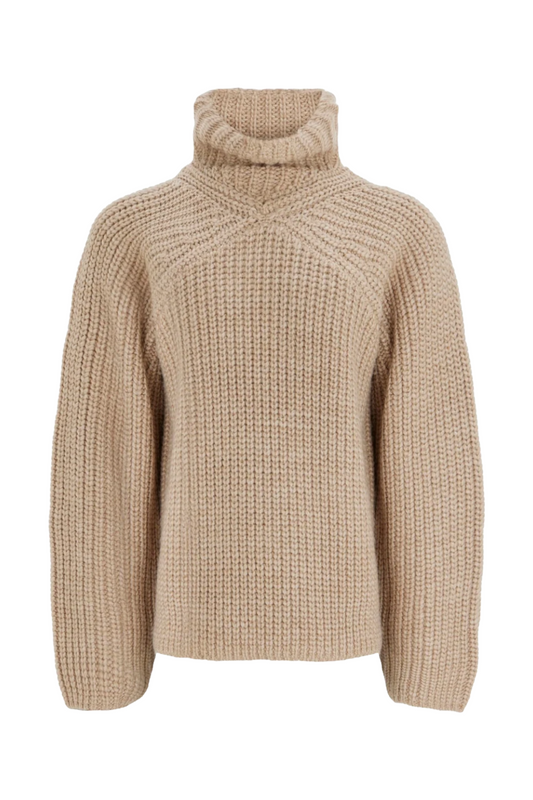Camel Chunky Knit Jumper