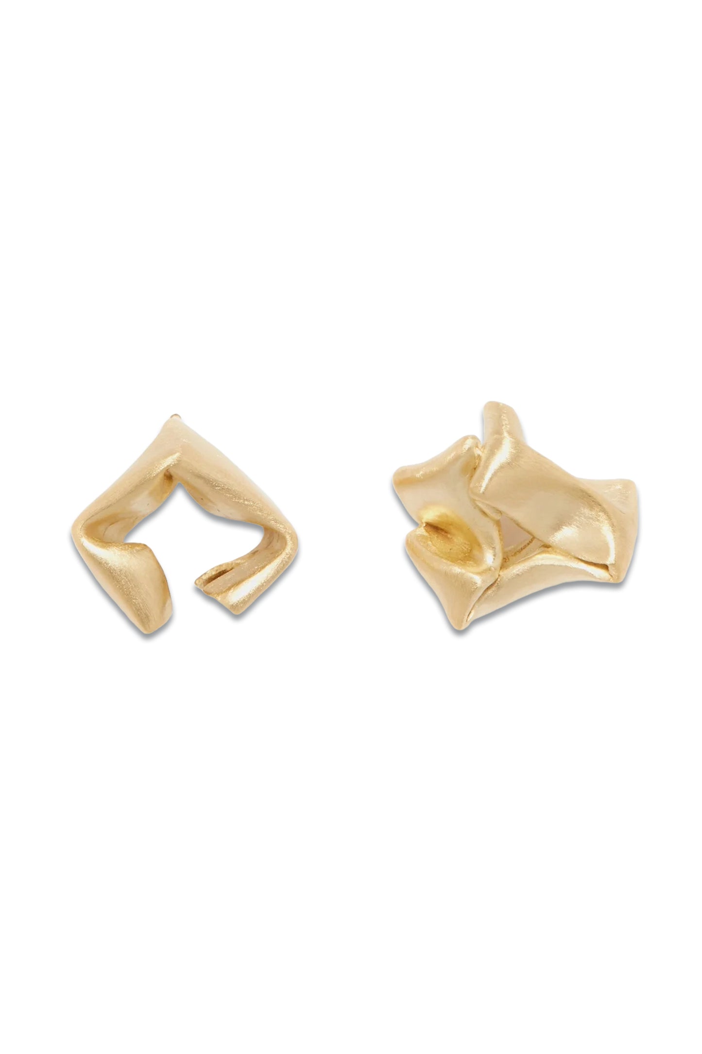 Mismatched 14kt Recycled Gold-vermeil Earrings