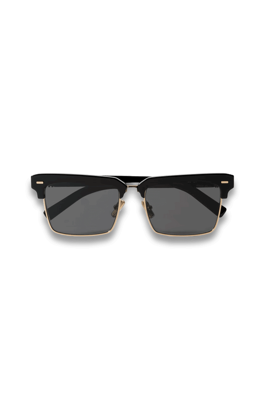 Square-Frame Acetate And Gold-Tone Sunglasses