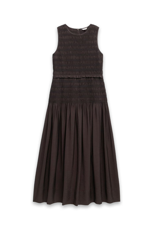 Kensie Shirred Maxi Dress