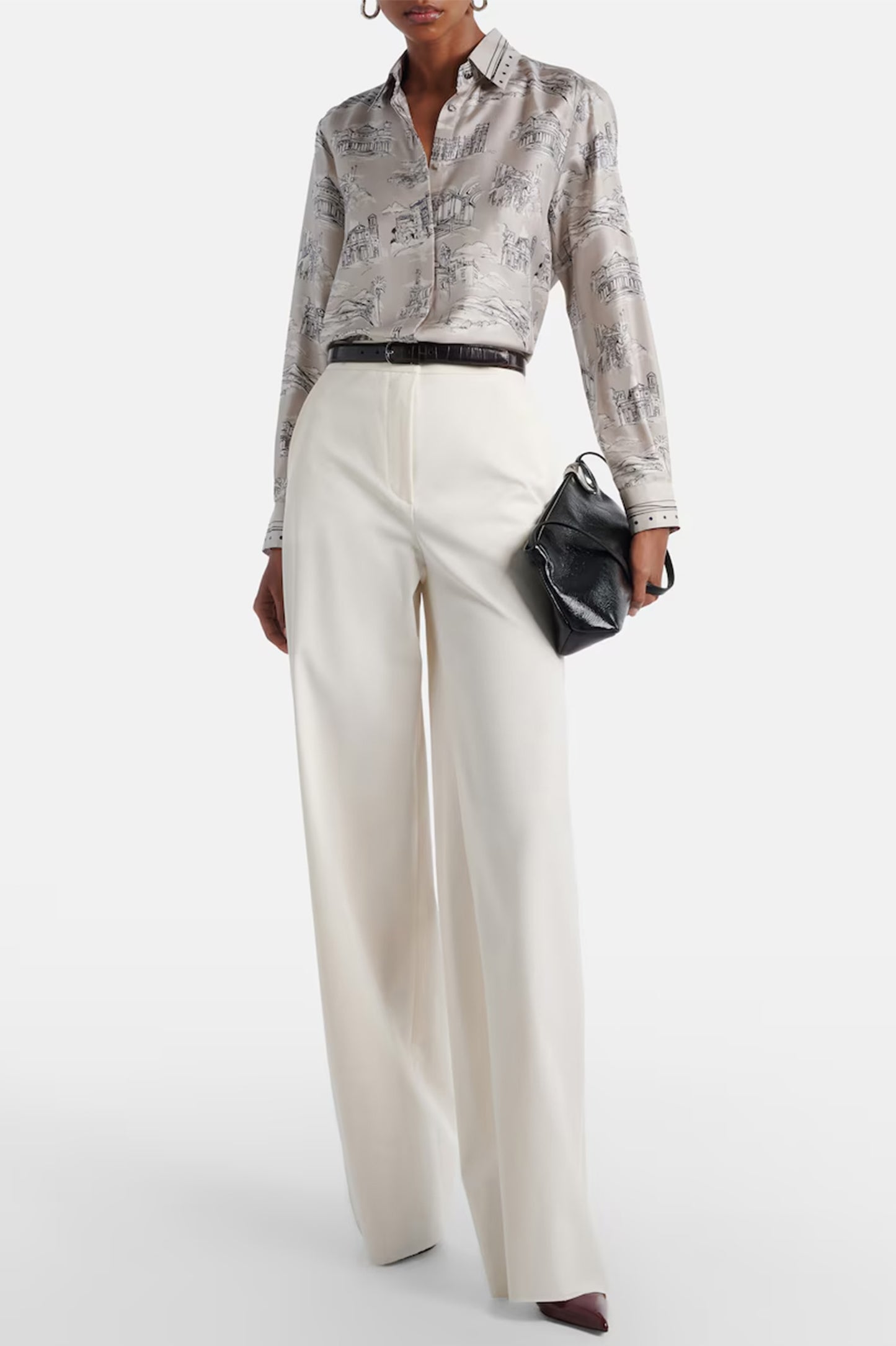 Dentice cotton-blend straight pants