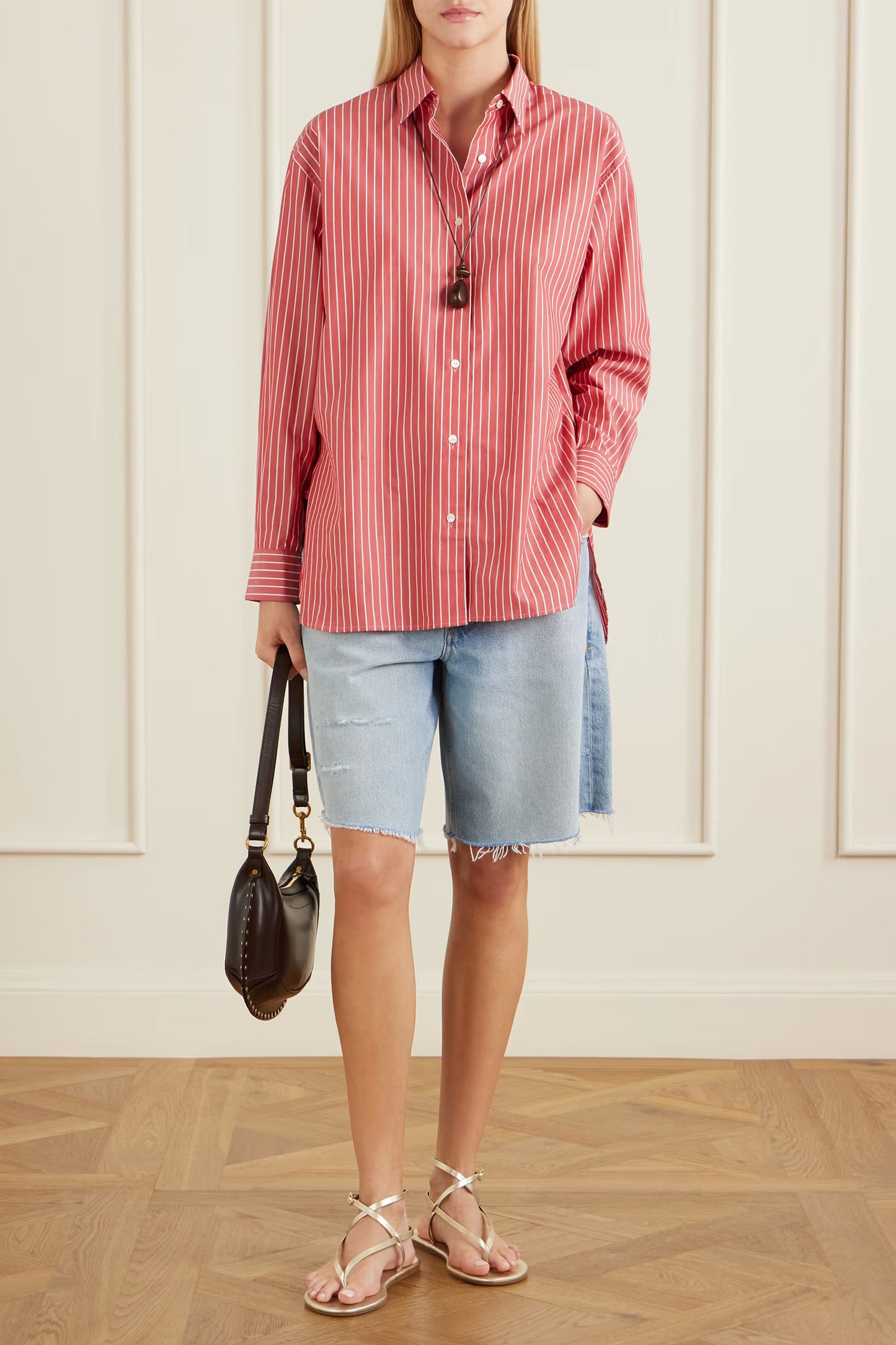 Ayla Frayed Denim Shorts