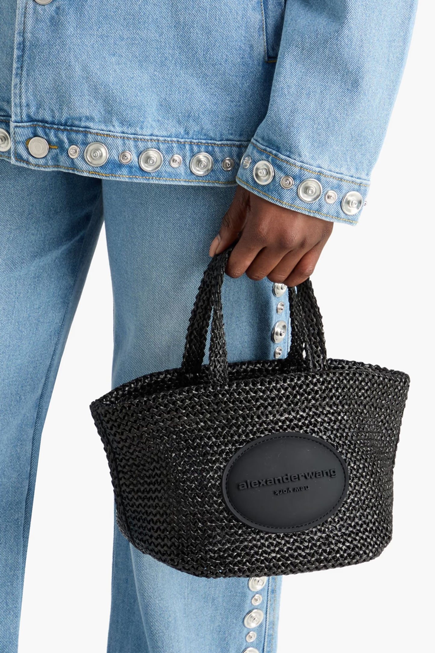 Faux Raffia Tote Was £330 Now £165
