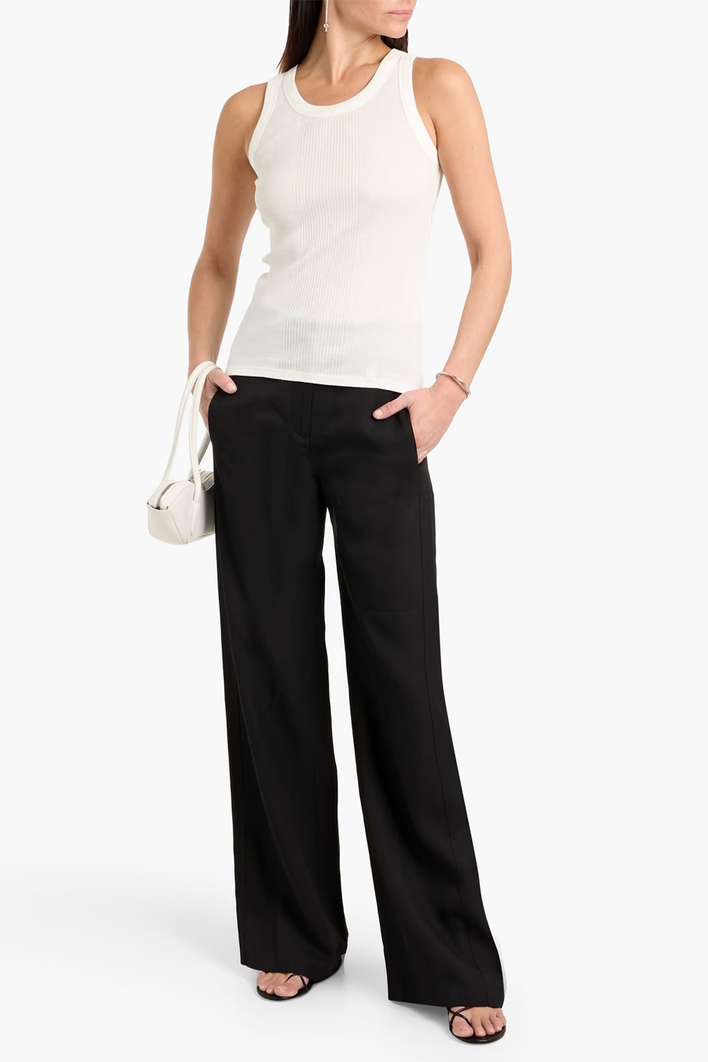 Limba ribbed cotton tank