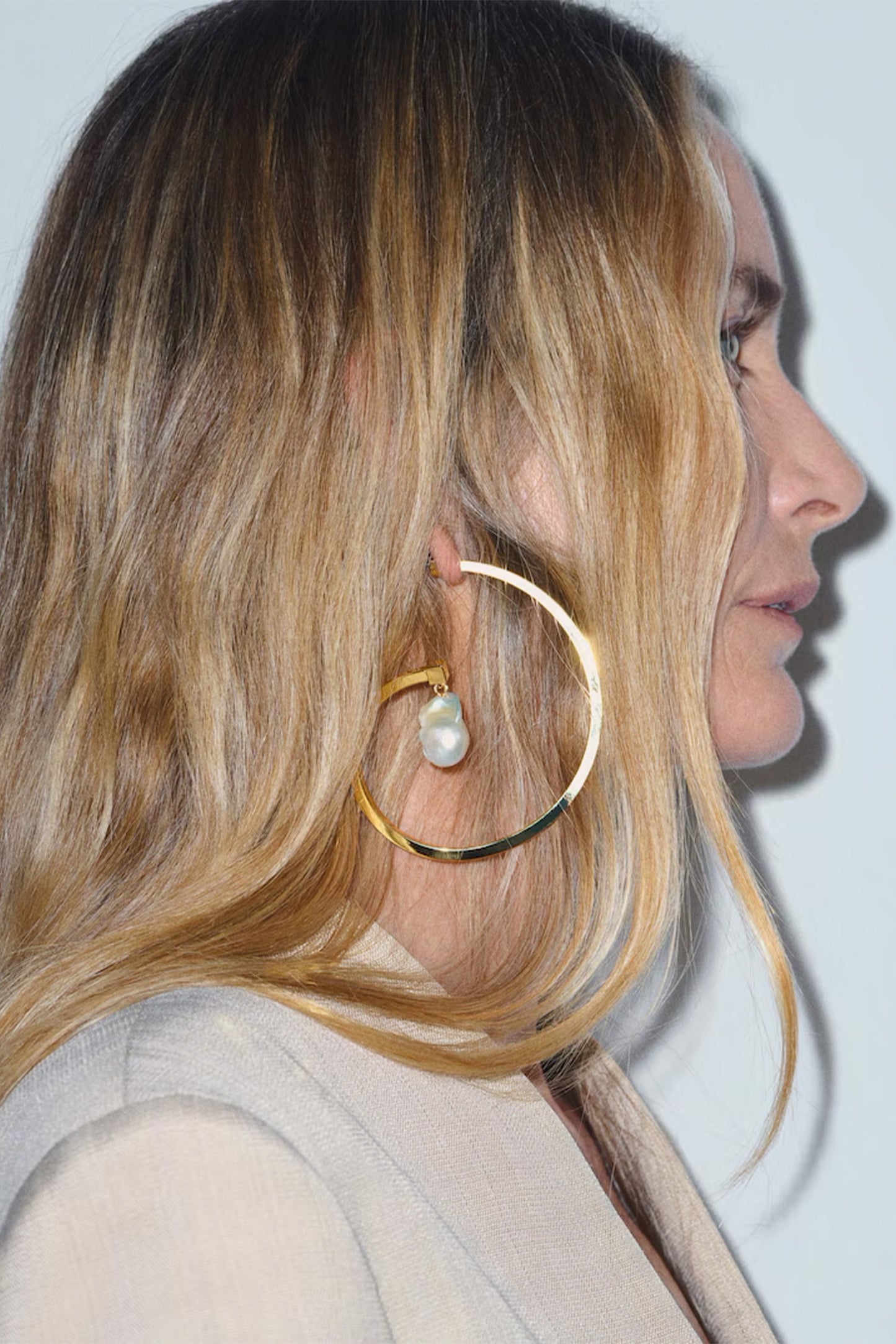 Freshwater Pearl Swirl Earrings
