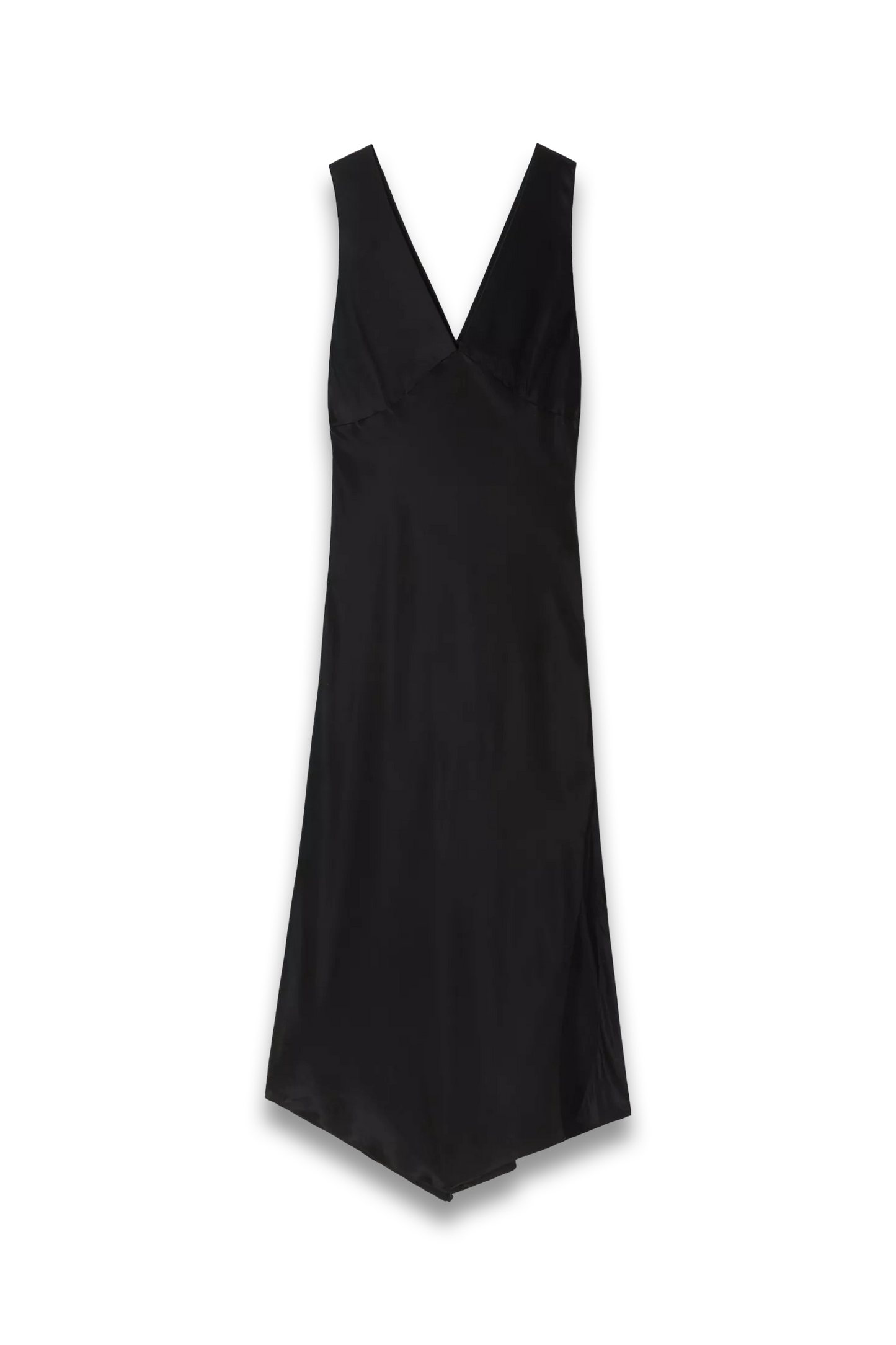 Monique Slip Dress, Black
