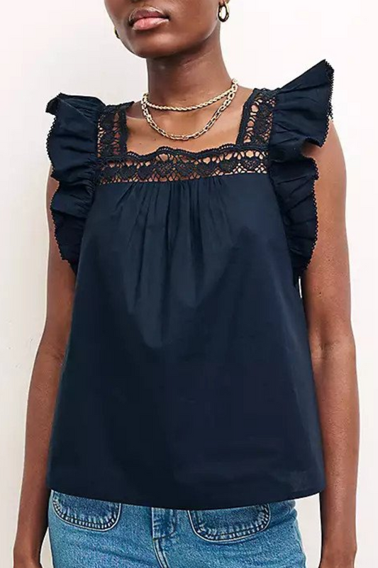 Monroe Ruffle Blouse