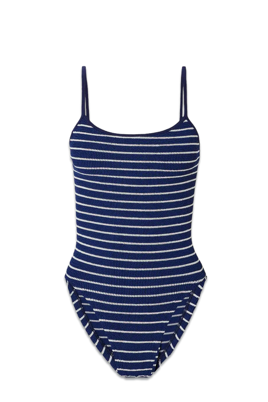Pamela Striped Seersucker Swimsuit
