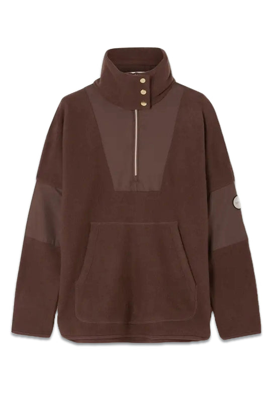 Fonna Shell-trimmed Merino Wool-blend Sweater