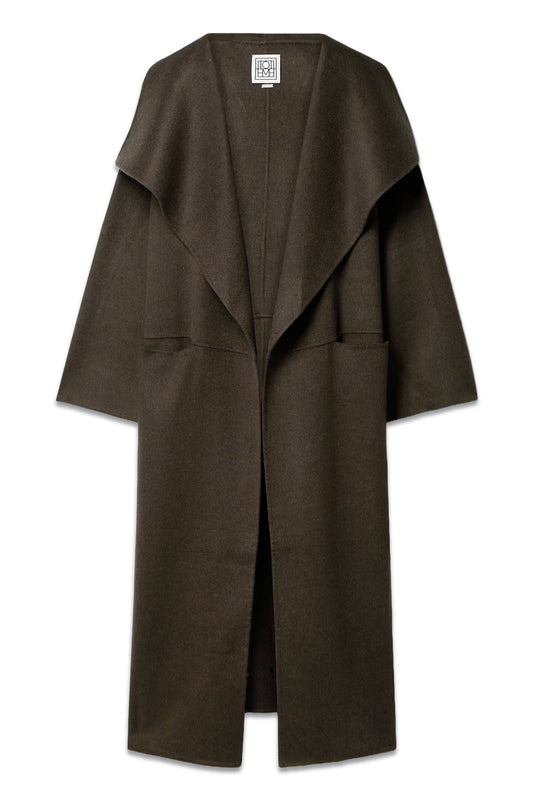 + NET SUSTAIN Oversized Wool and Cashmere-blend Coat