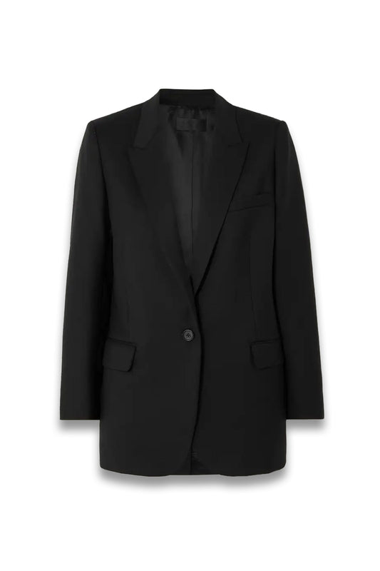 Diane Stretch-Wool Twill Blazer