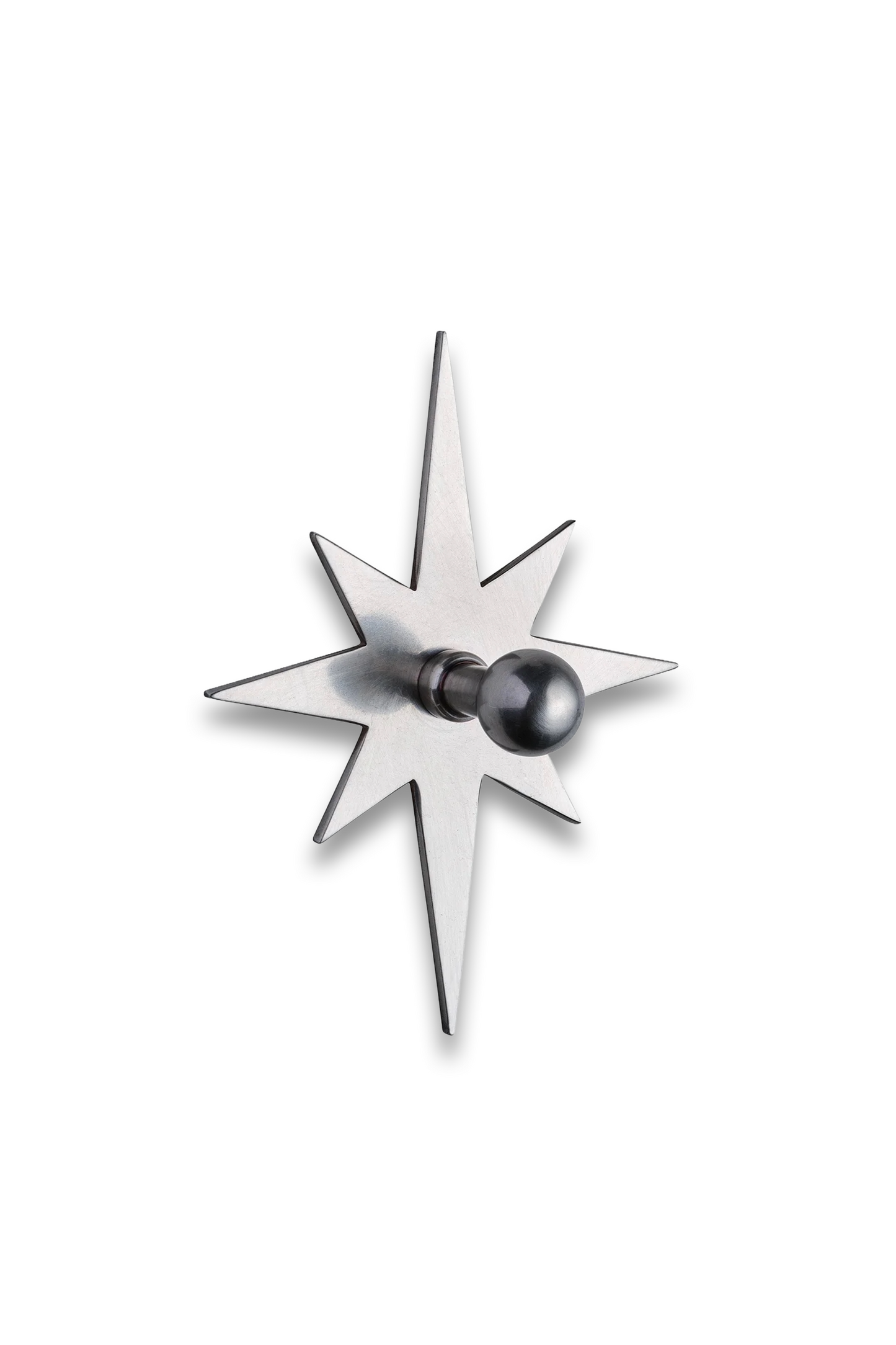 Star Hook, Brushed Nickel