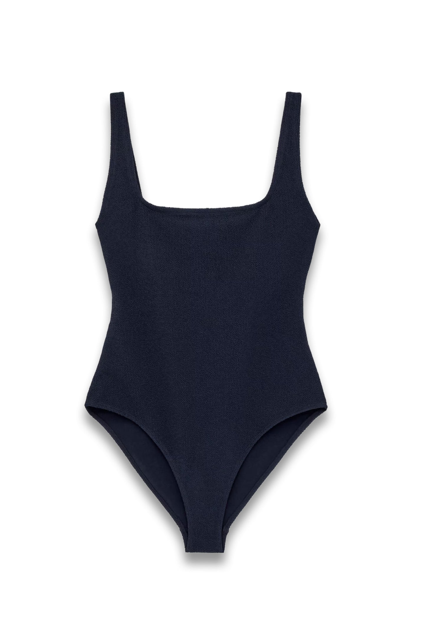 Crinkle Square Neck Swimsuit
