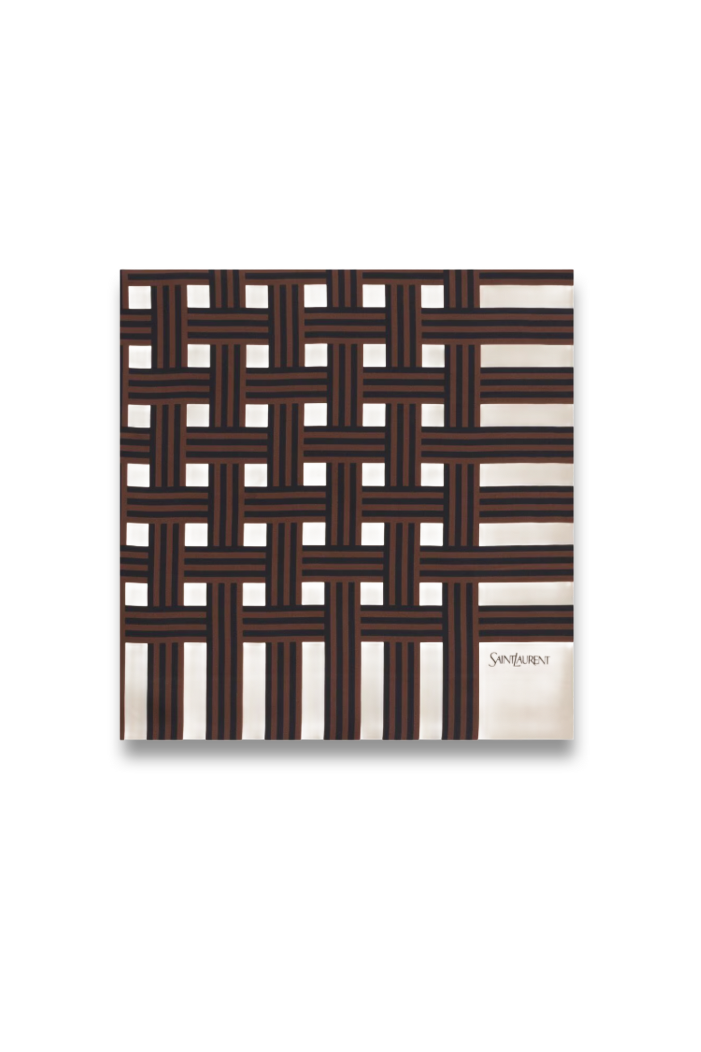 Square Scarf in Weave Silk Twill