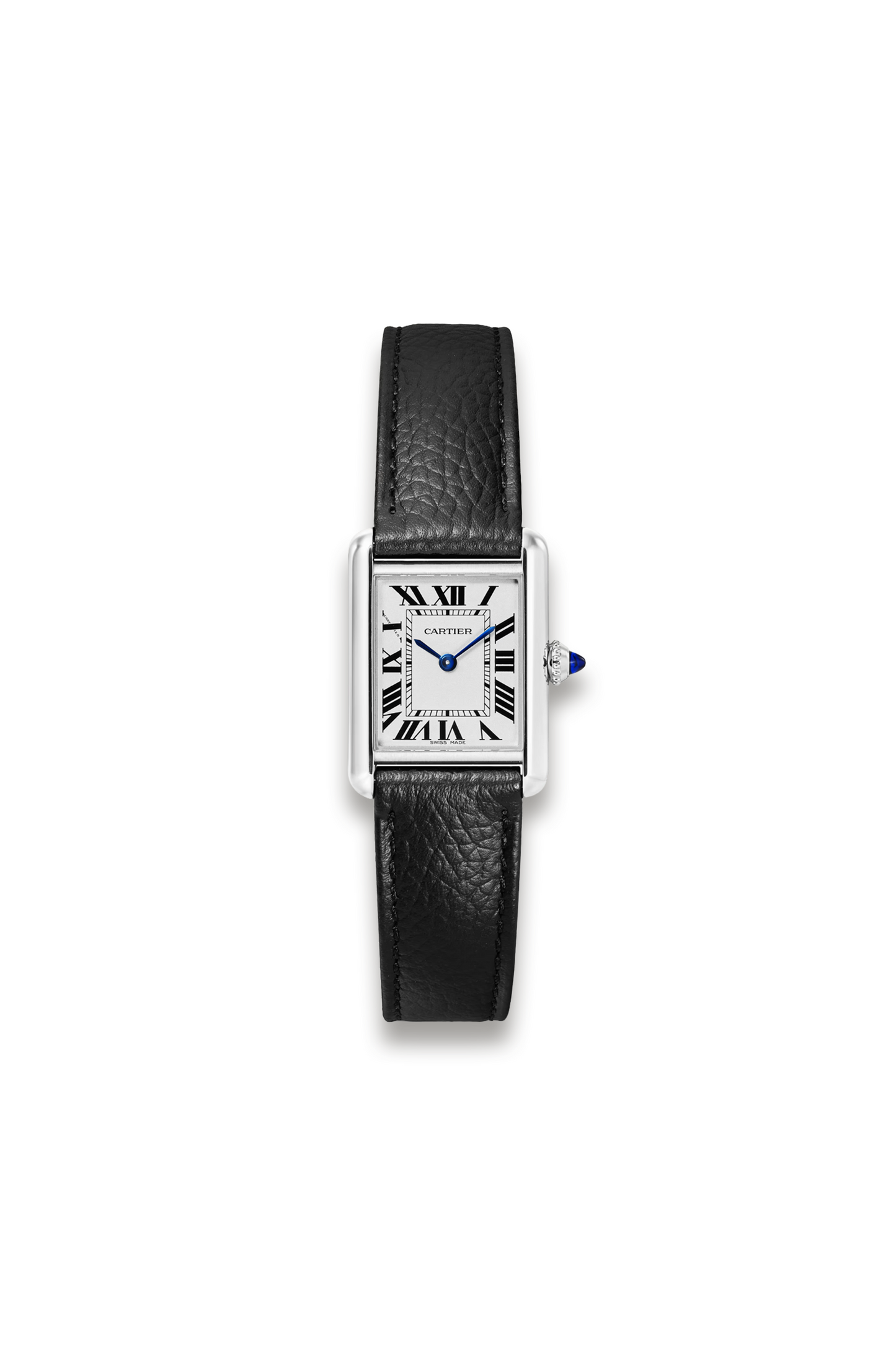 Tank Must de Cartier 29.5mm Stainless Steel and Leather Watch