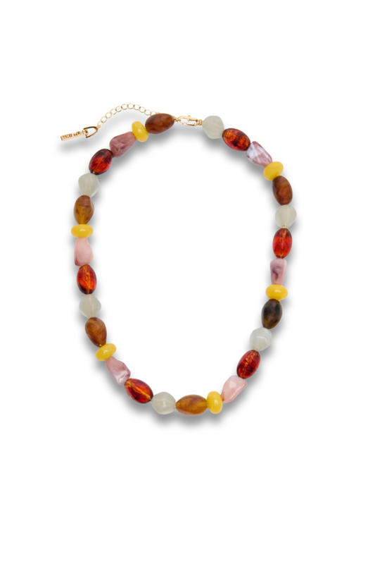 Multicolour Chunky Mixed Bead Necklace