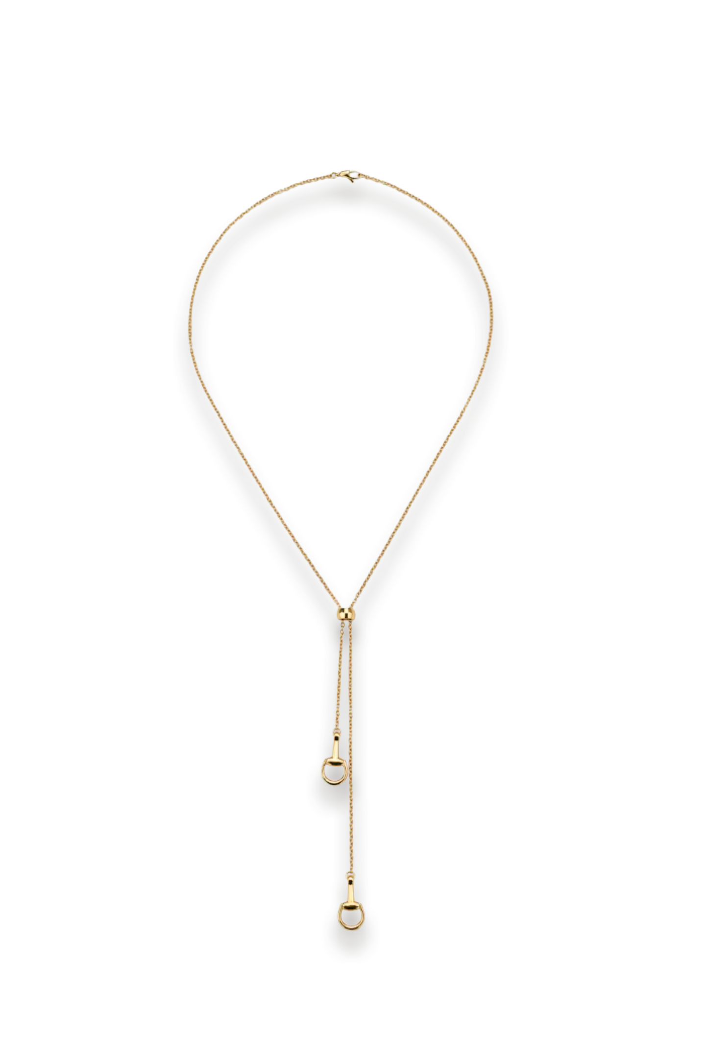 Horsebit 18K Pendant Necklace