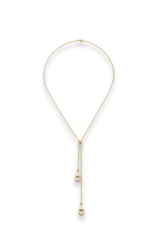 Horsebit 18K Pendant Necklace