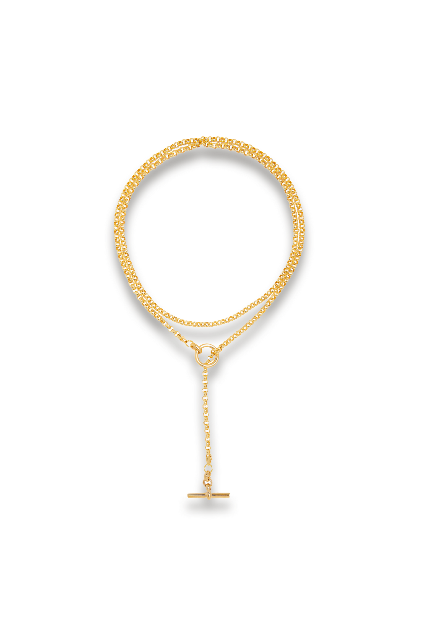 Gold Lariat Necklace