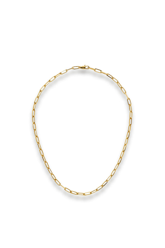 Classic Mini Short Paperclip Chain Necklace