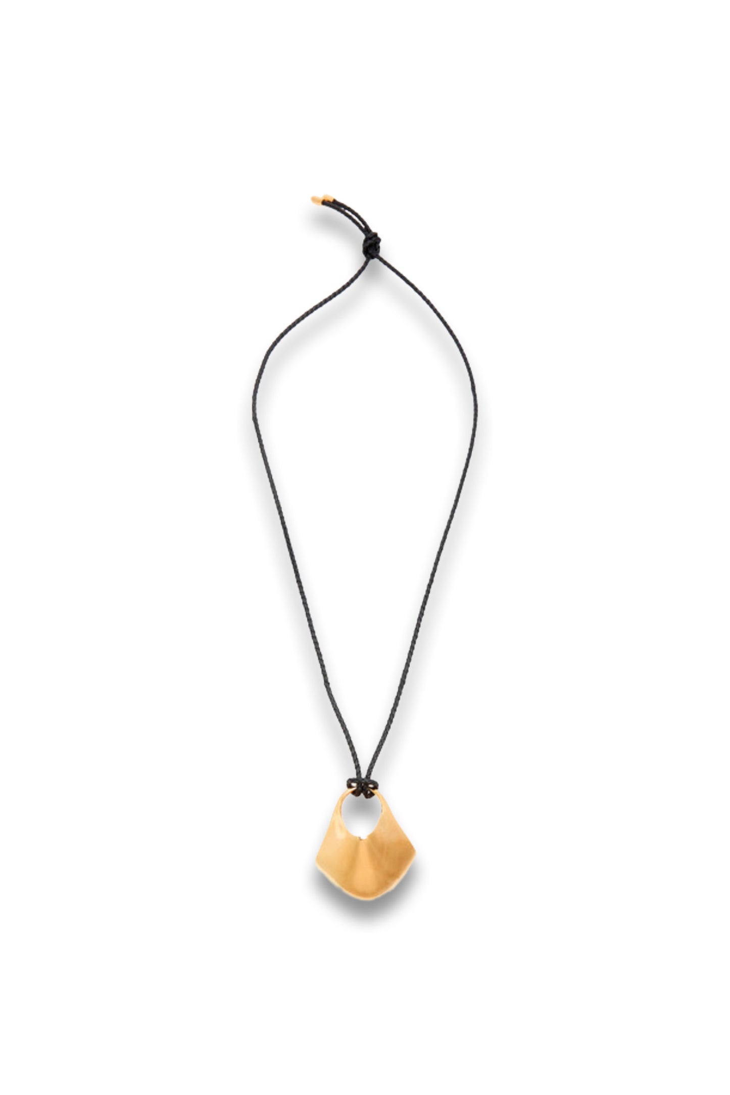 Lotus Medium 19kt Gold-plated Pendant Necklace