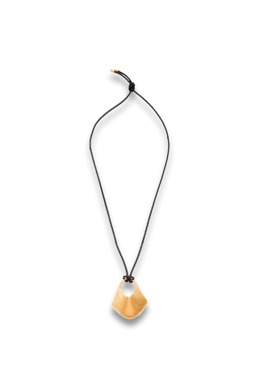 Lotus Medium 19kt Gold-plated Pendant Necklace