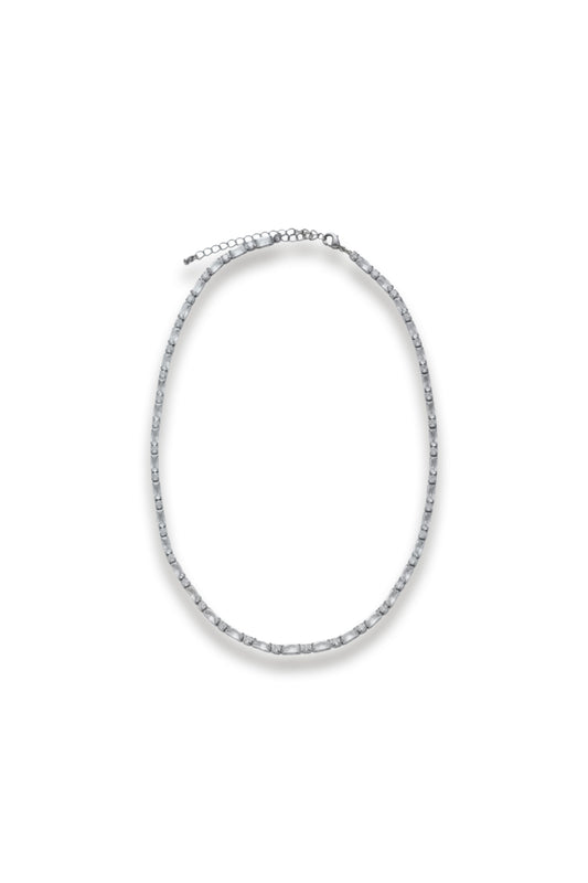 Baguette Cut Cubic Zirconia Short Necklace