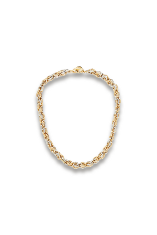 The Lush Link Gold and Silver-tone Necklace