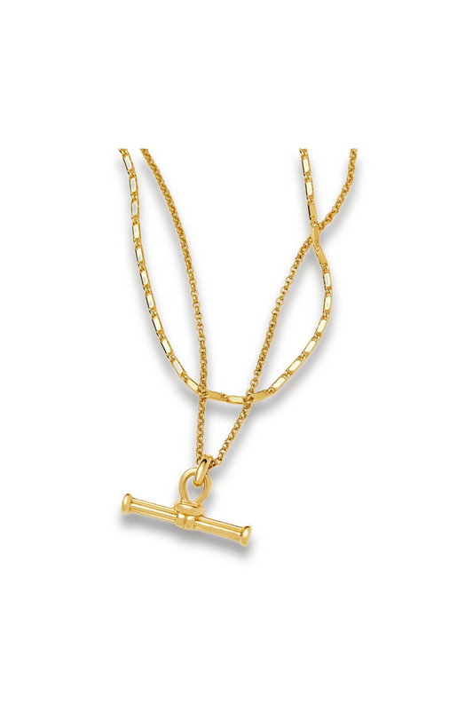 Lucy Williams Horizon & Ridge T-Bar Necklace Set