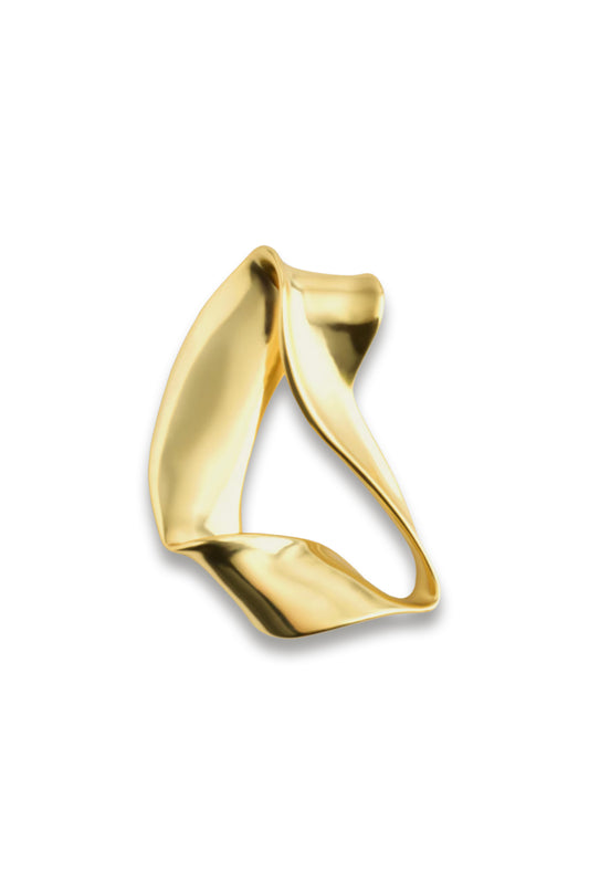Twisted Ribbon Pin Brooch