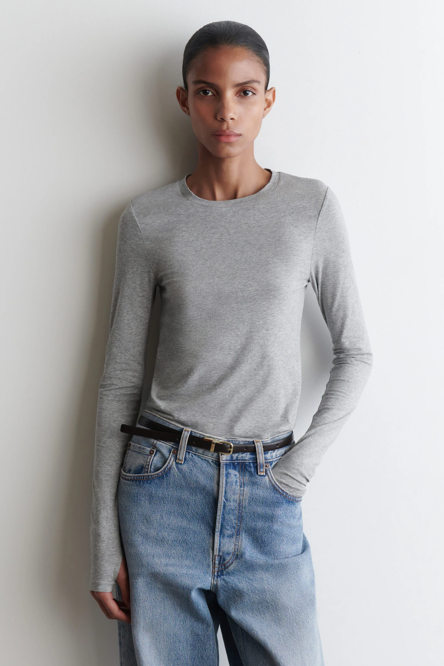 Slim Lightweight Long-Sleeved Top