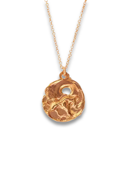 24kt Gold Plated Taurus Necklace