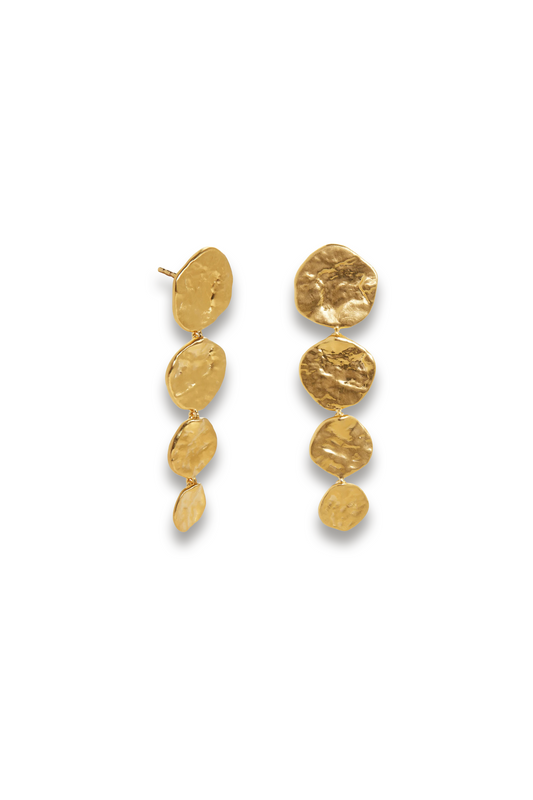 Capri Disc Cocktail Earrings