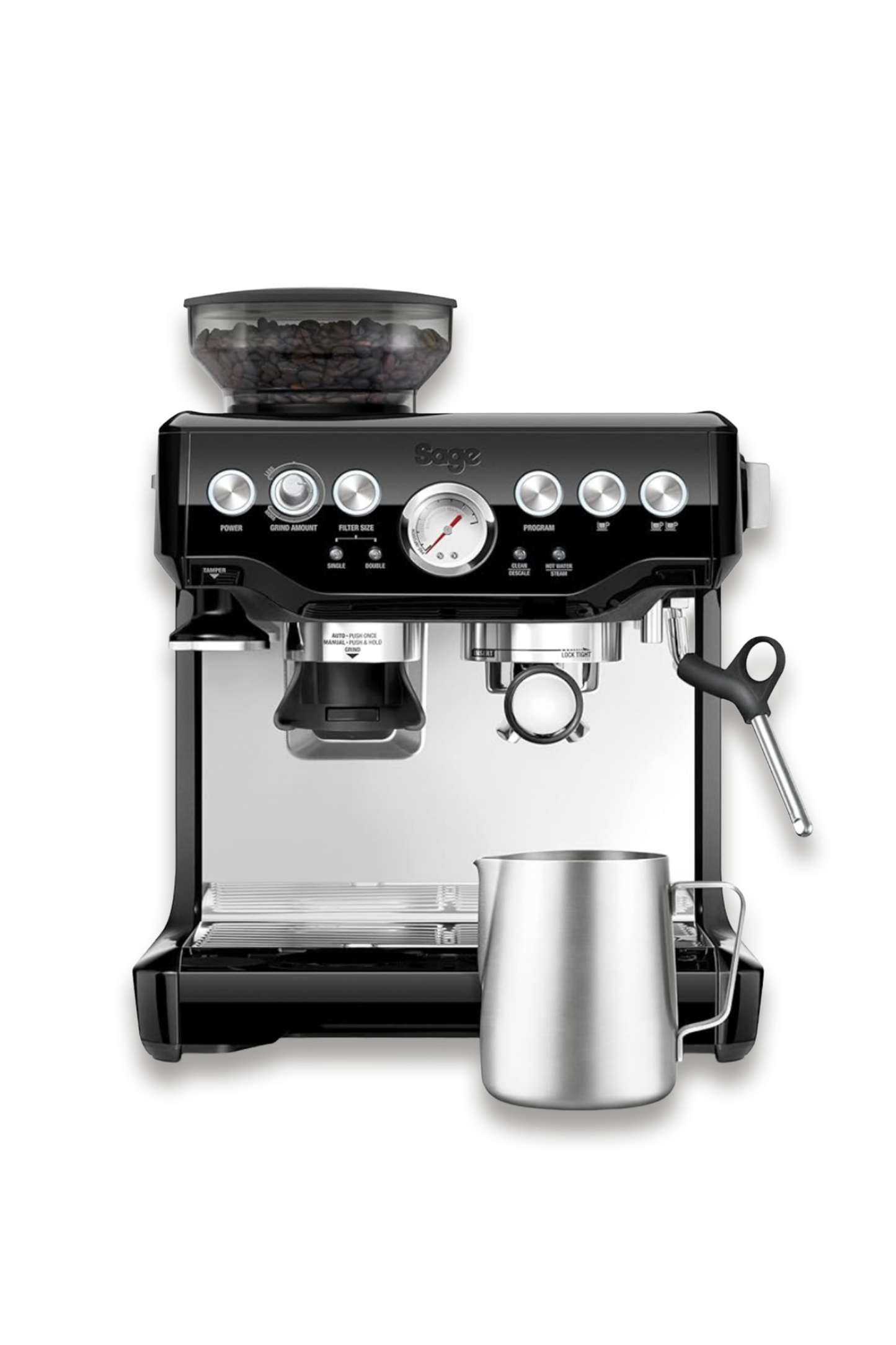 Sage Barista Express, Manual Tamping