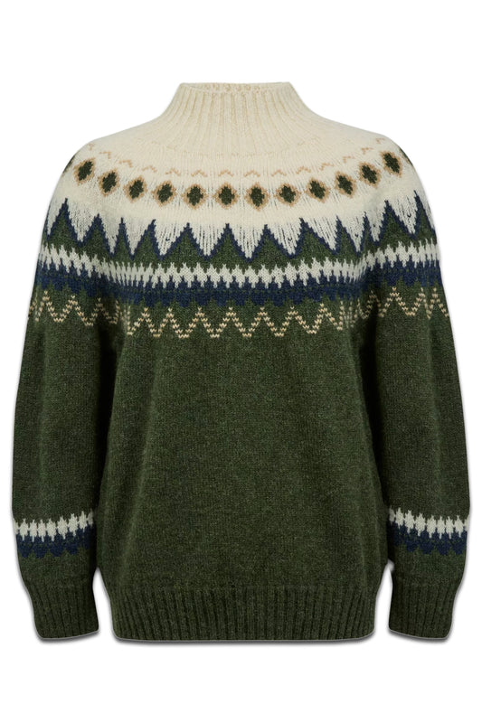 Wool Diamond Fair Isle Jumper