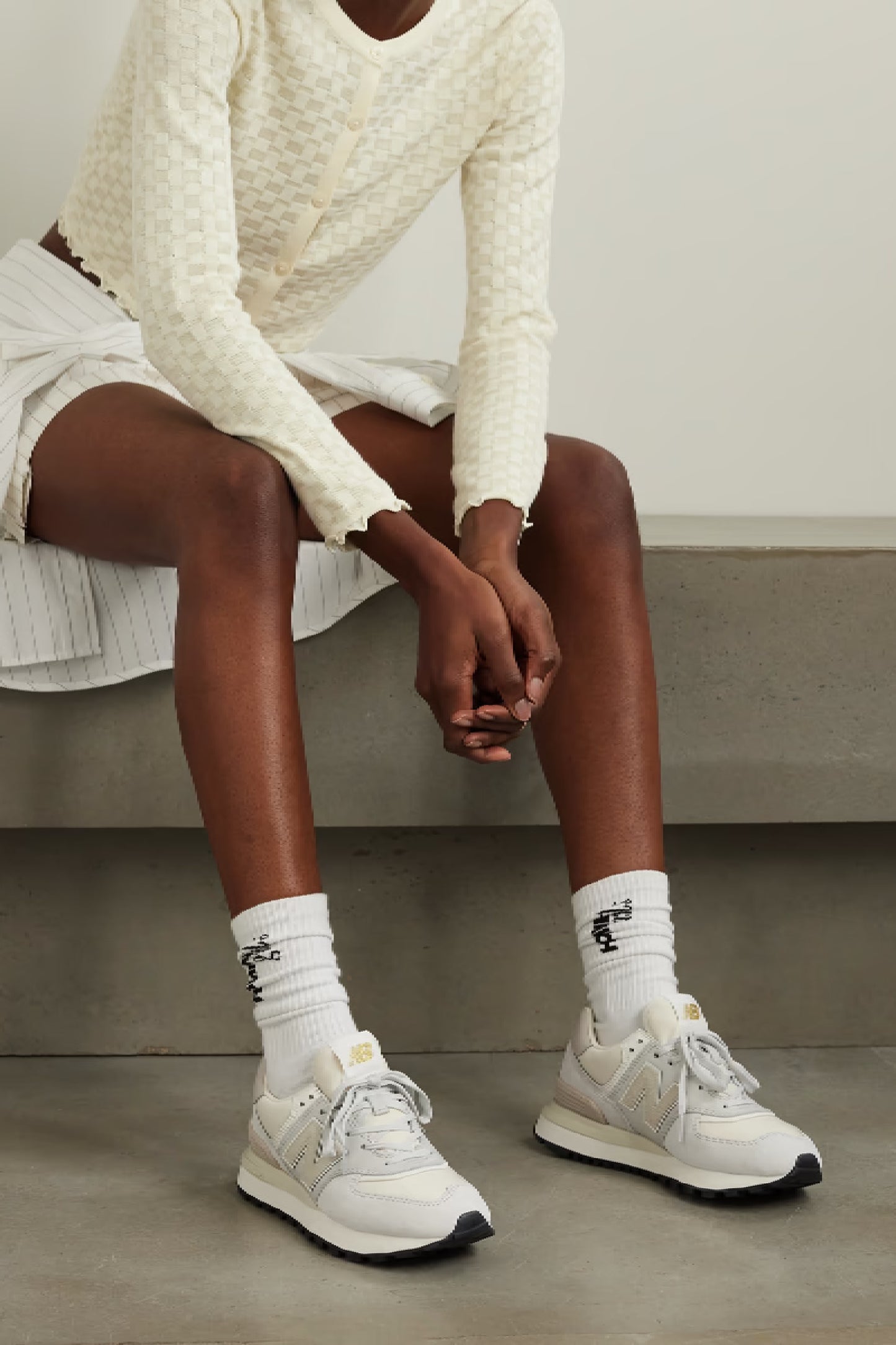 574 Leather, Suede and Mesh Sneakers