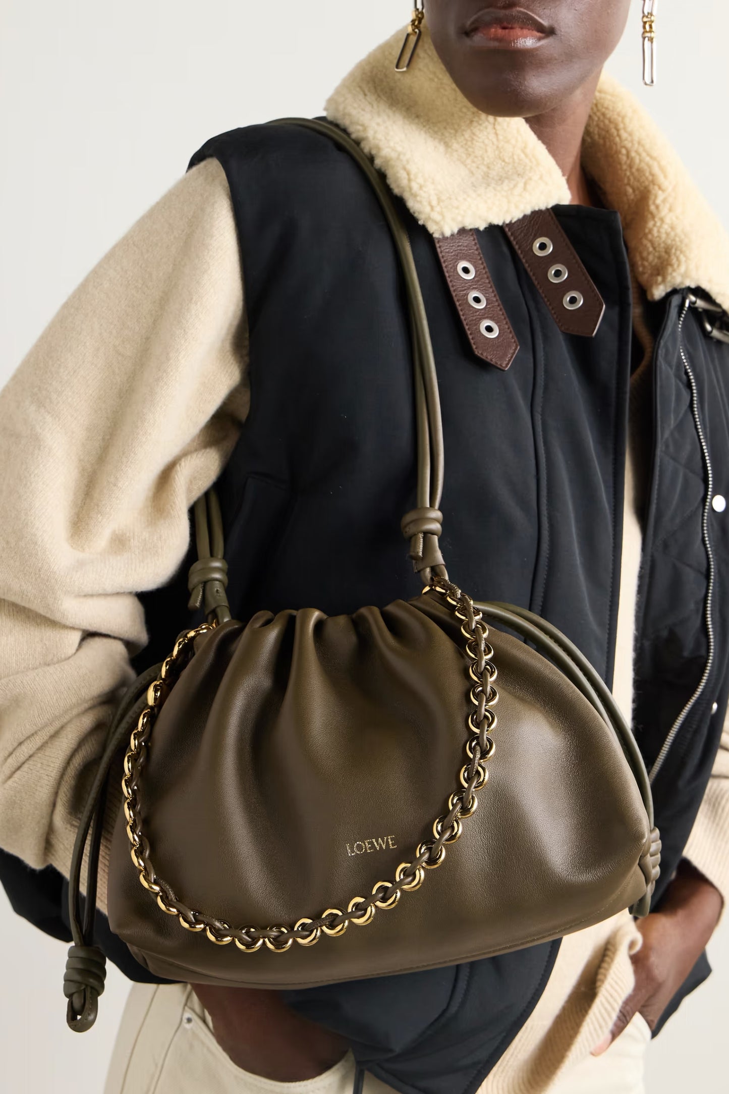 Flamenco Leather Clutch