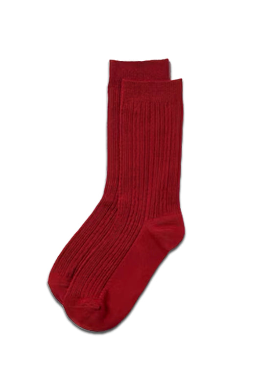HEATTECH Socks (Cable Ribbed)