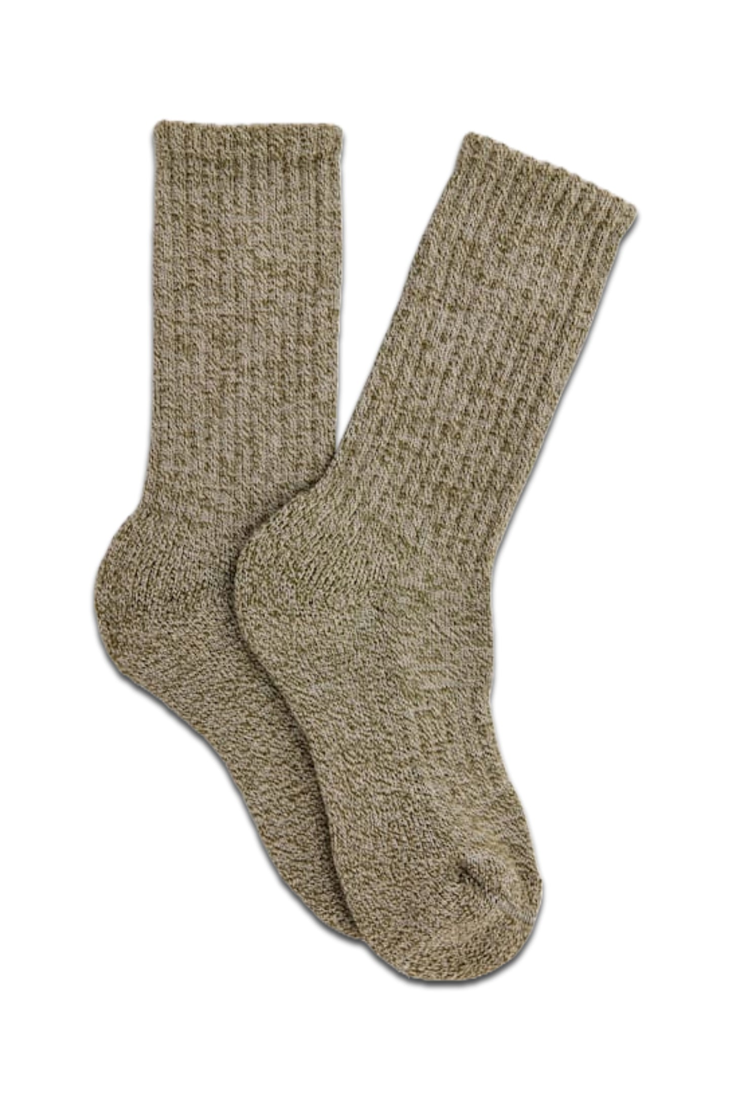 Green Chunky Marl Socks