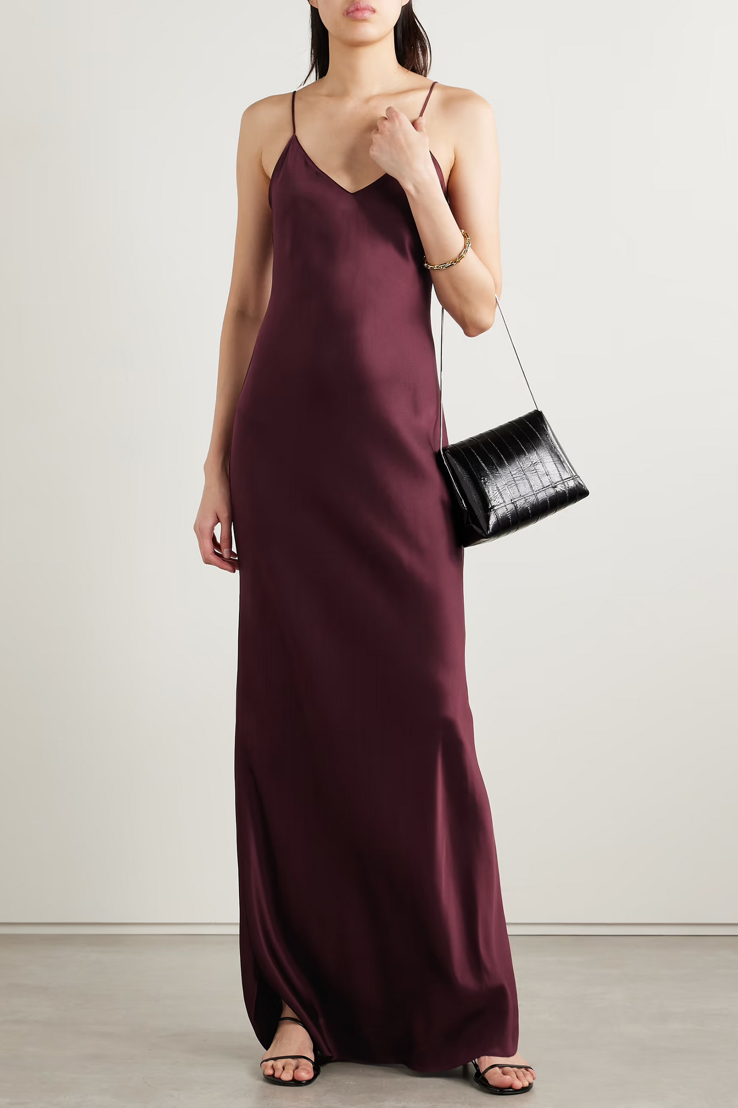 Cami Silk-satin Gown