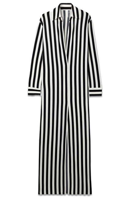 Striped Stretch-jersey Maxi Dress