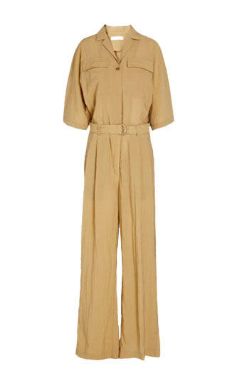 Belted Woven Jumpsuit