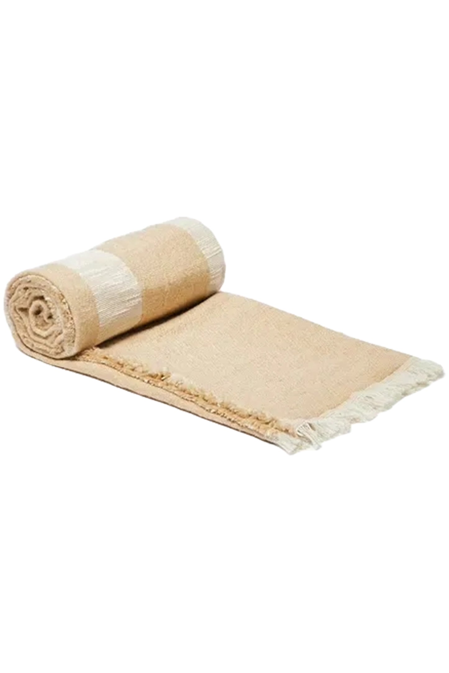 Leo Natural Jacquard Throw