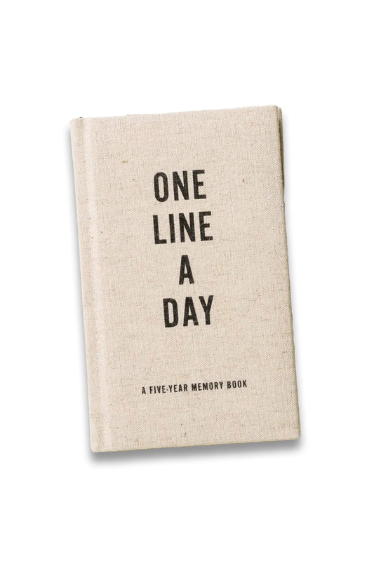 One Line a Day Canvas Five Year Memory Book
