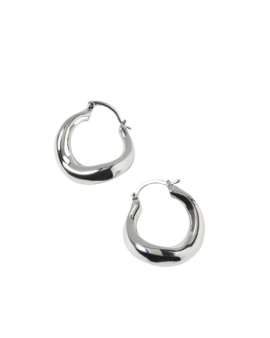 Helga Bold Shape Hoop Earrings