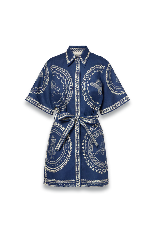 Oceane Linen Minidress
