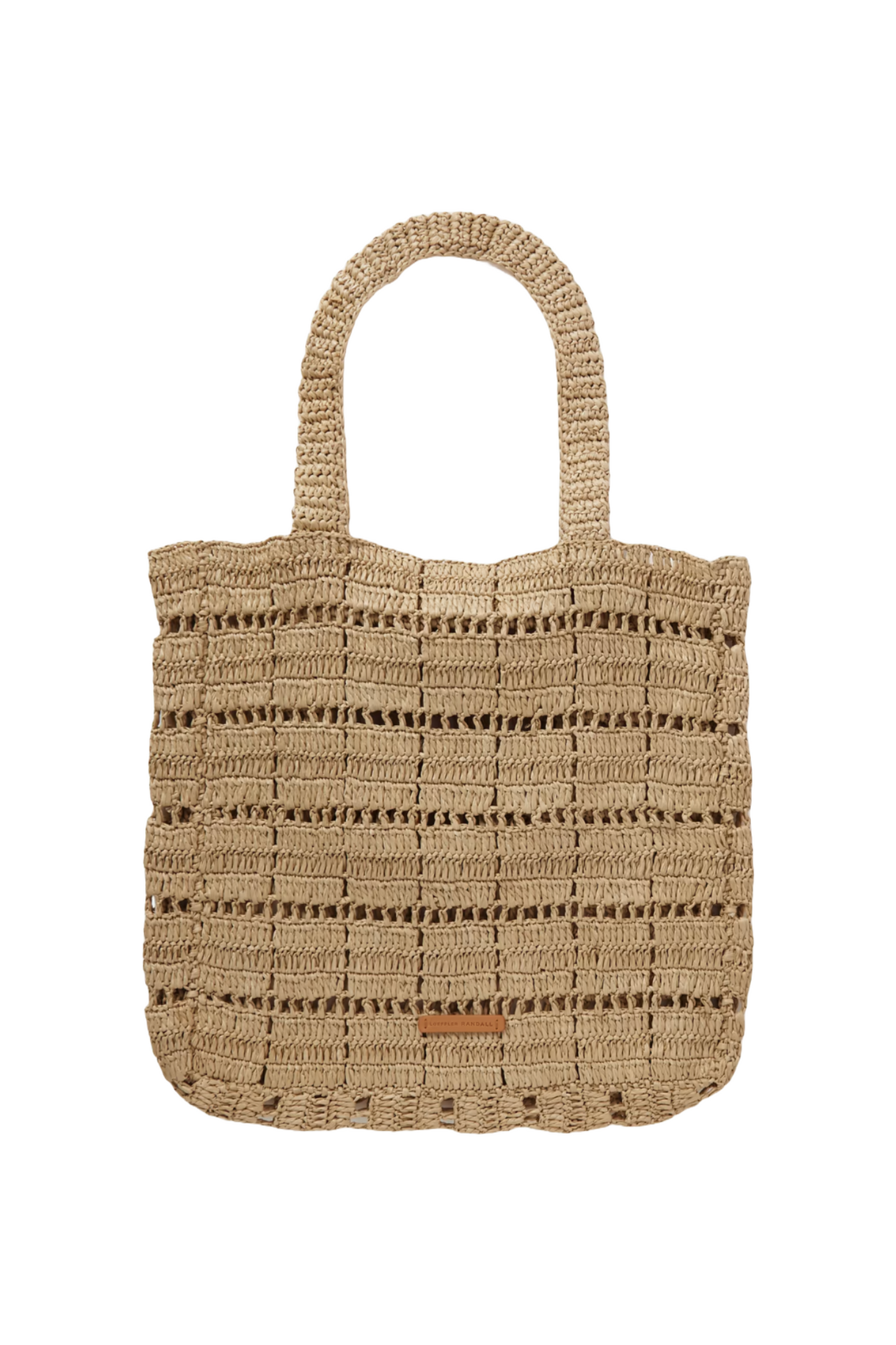 Orion Crocheted Raffia Tote